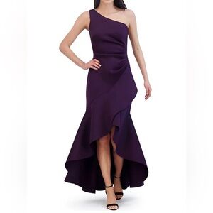 Elegant Purple Evening Gown